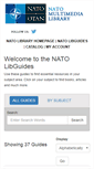 Mobile Screenshot of natolibguides.info
